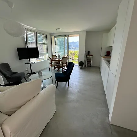 Neue Gartenwohnung Mit Sicht Auf Den Luganersee Apartment Ponte Tresa
