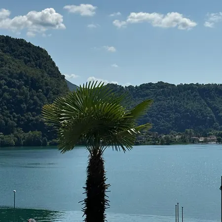 Neue Gartenwohnung Mit Sicht Auf Den Luganersee Apartment